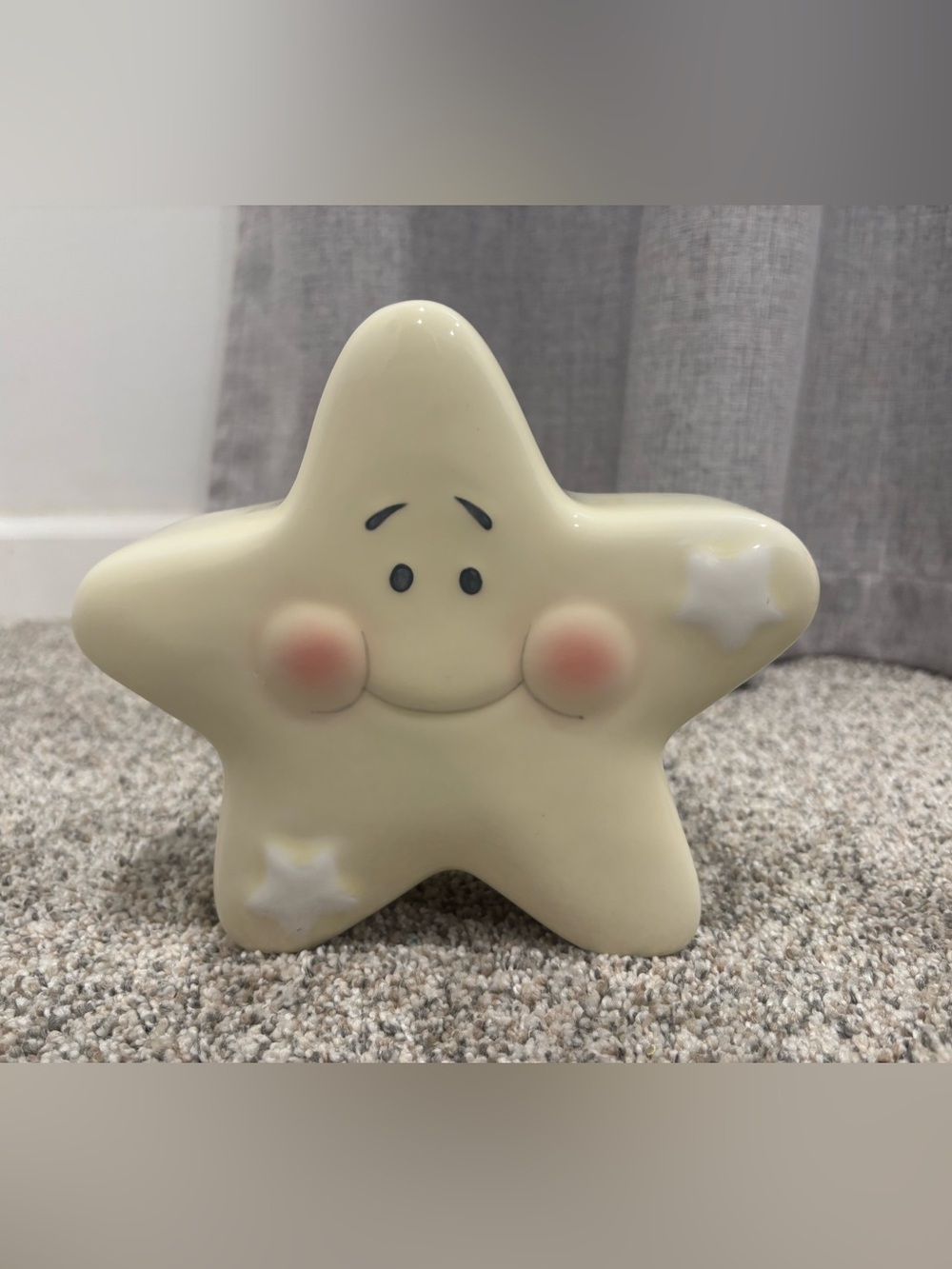 Bella Casa by Ganz Happy Twinkle Star-Shaped Coin Bank Whimsical Celestial Fun